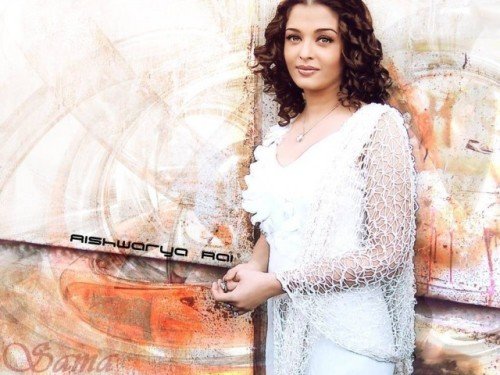 Aishwarya Rai In White Dress