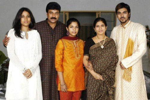 Chiranjeevi with his family