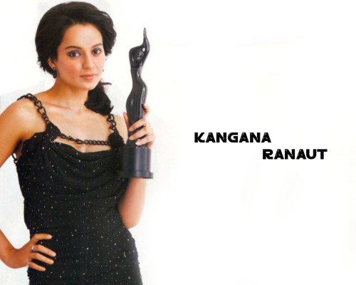 Kangana Ranaut With Award