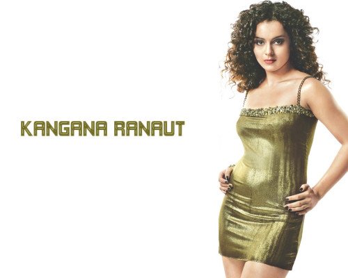 Kangna Ranaut In Golden Dress