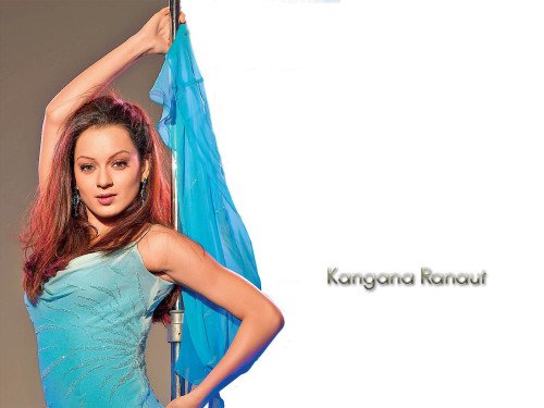 Kangna Ranaut In Sky Blue