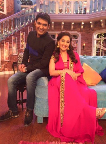 Madhuri Dixit With Kapil Sharma