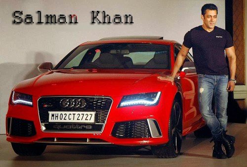 Salman Khan Poses With Audi