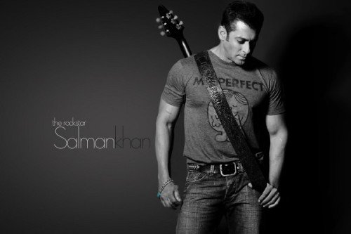 Salman Khan Posses With Guitaer