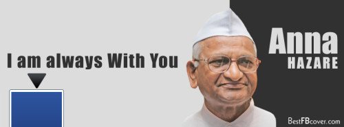 Anna Hazare Facebook Timeline Profile Cover