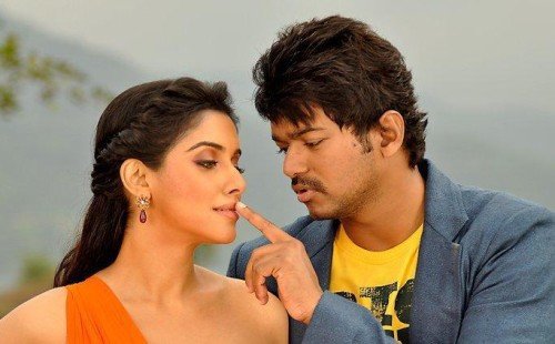Asin and Vijay Sexy Pic In Tamil Movie Kavalan