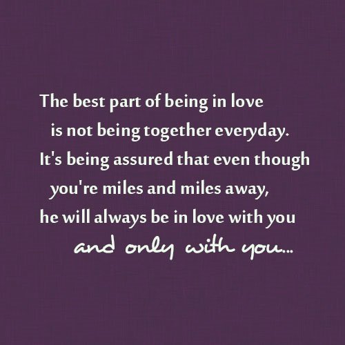 Being In Love Cute Love Quote