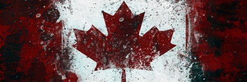 Canada Flag Art Facebook Timeline Profile Cover
