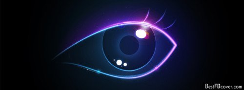 Creative Colorful eye Facebook Profile Cover