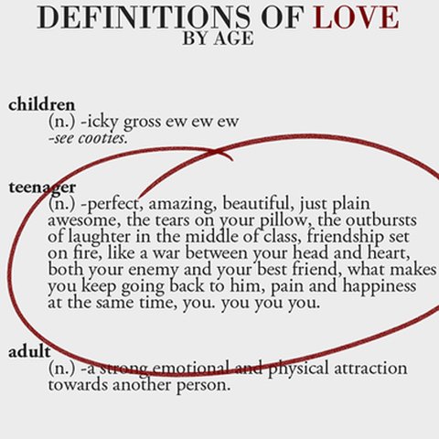 Defination Of Love By Age