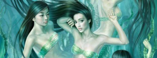 Fantasy girl Sirens Facebook Cover