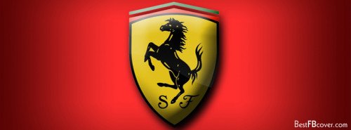 Ferrari logo Facebook timeline profile cover