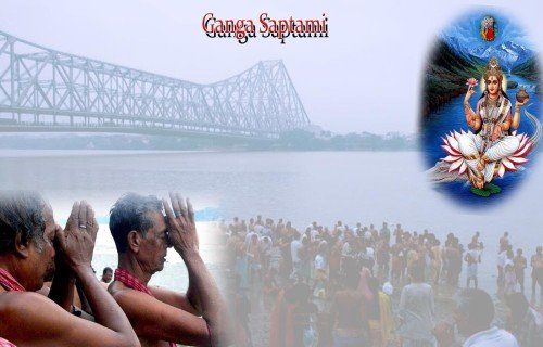 Ganga Saptami Celebration By People