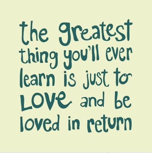 Learn Just To Love