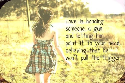 Love Is Handing Cute Love Quote