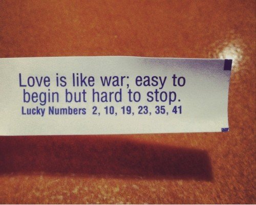Love Is Like War