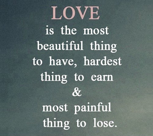 Love Is The Most Beautiful