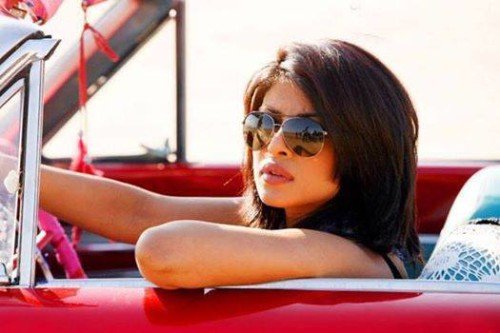 Priyanka Chopra Sitting In Car - JattDiSite.com