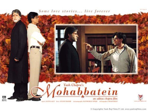 SRK in Mohabatein