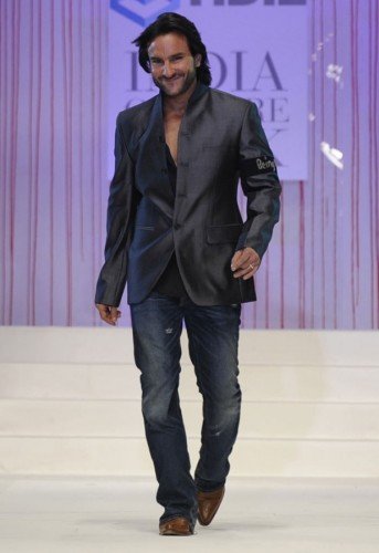 Saif Ali Khan In Fashion Show