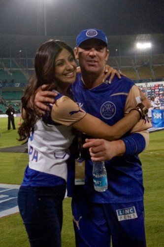 Shane Warne And Shilpa Shetty