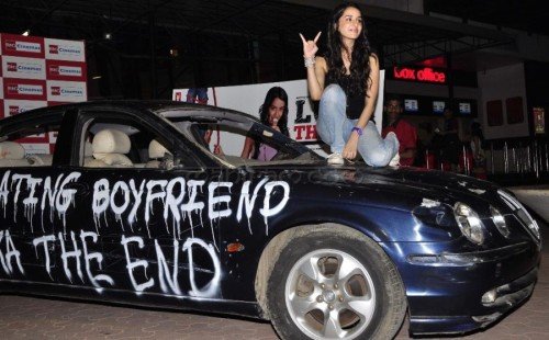 Shraddha Kapoor On Car