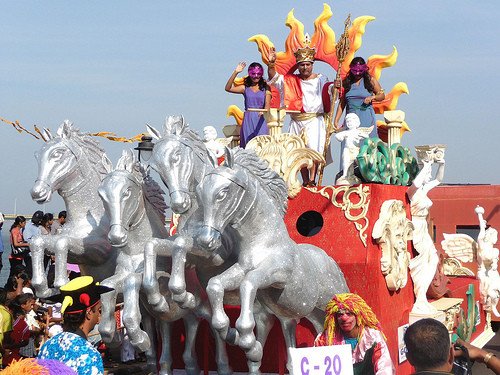 The Carnival On The Streets Of Goa