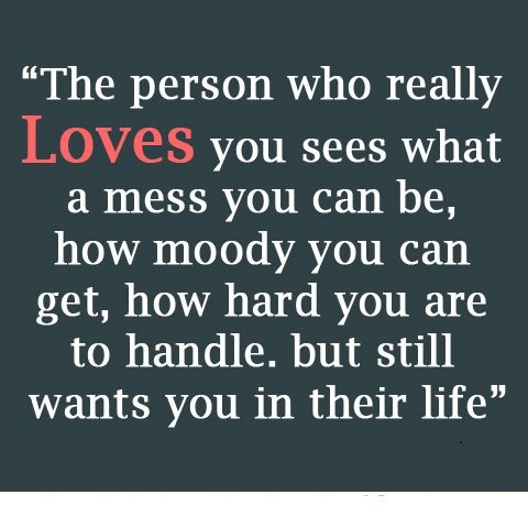 The Person Who Really Cute Love Quote - JattDiSite.com