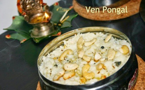 Ven Pongal Sweets Happy Pongal