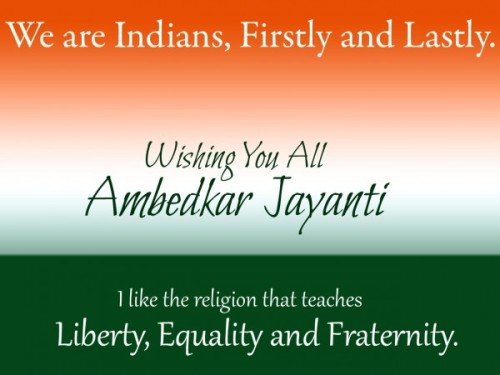 Wishing You All Ambedkar Jayanti