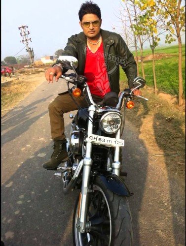 Balkar Sidhu On His Bike