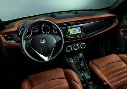 2015 Alfa Romeo Mito Brown Interior