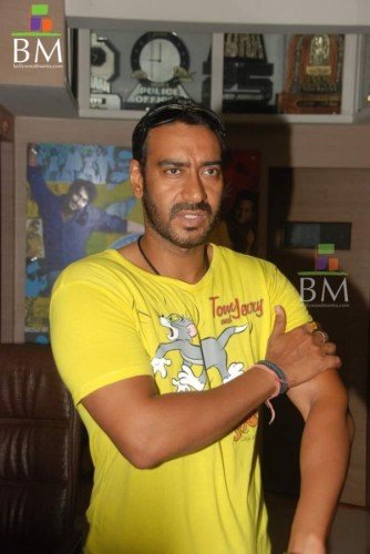 Ajay Wearing Tom and Jerry T-Shirt