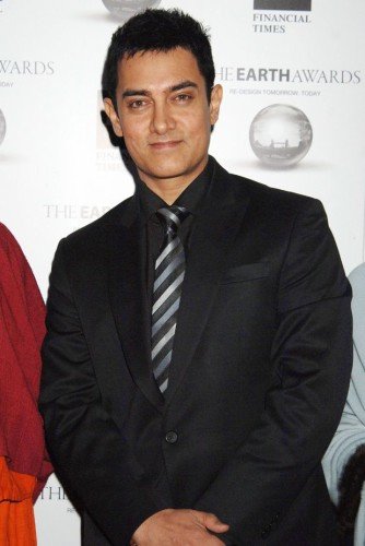 Amir Khan Wearing Black Coat