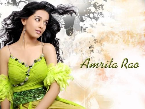 Amrita Looks Cute In Green