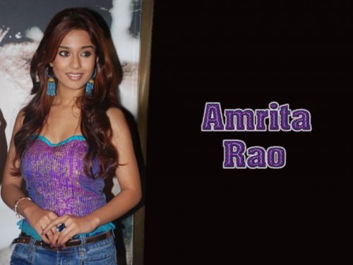 Amrita Rao Shiny Dress