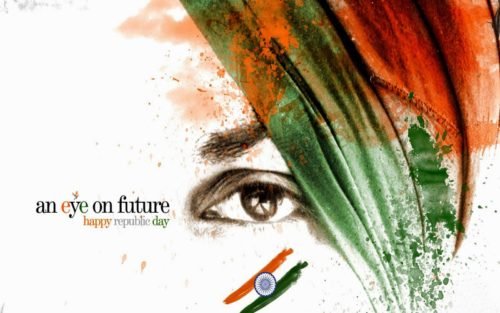 An Eye For An Eye Makes The Whole World Blind Happy Republic Day