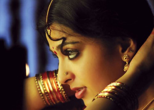 Anushka Shetty Beautiful Gorgeous Side Face Still