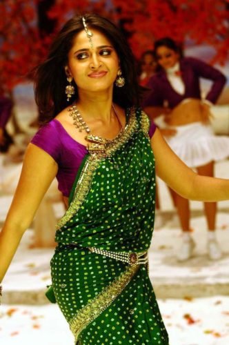 Anushka Shetty In Saree Good looking Still