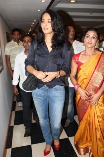 Anushka Shetty With Western Outfit For Super Mom Photo Exhibition