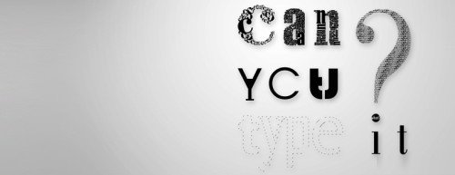 Can you type it Facebook cover
