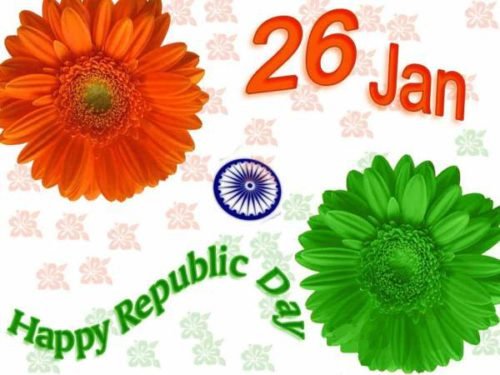 Colorful Happy Republic Day Graphic