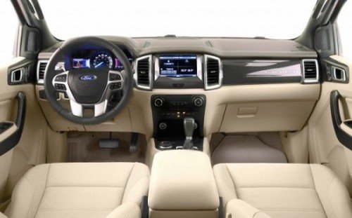 Ford Endeavour Interior. - Copy