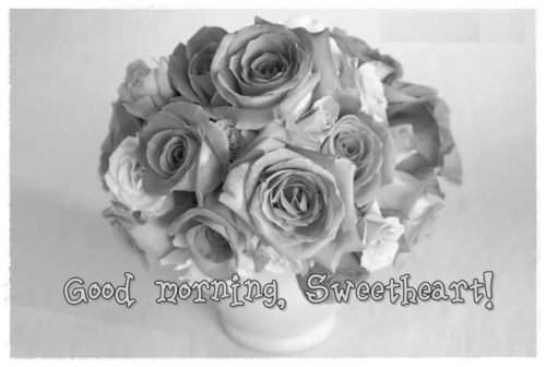 Good Morning Sweetheart Roses Graphic