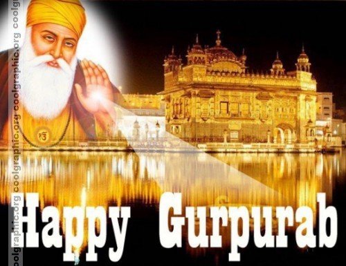 Happy Gurpurab Guru Nanak Ji Graphic