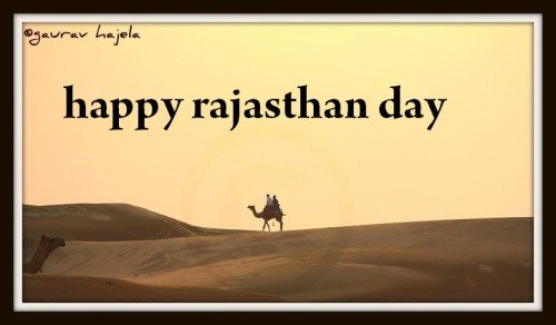 Happy Rajasthan Day Image