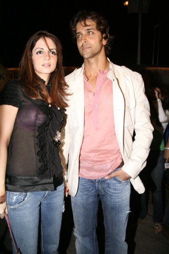 Hrithik With His Wife Suzanne
