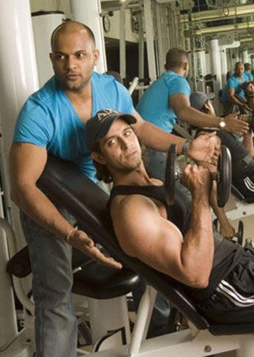 Hrithik roshan in gym