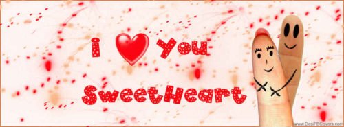 I Love You Sweetheart Facebook Cover