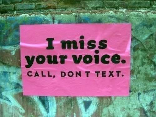 I Miss your Voice
